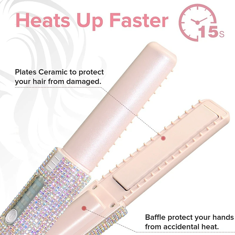 Cordless Bling Hair Straightener